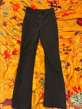 & Other Stories Black Riding Straight-Leg Pants